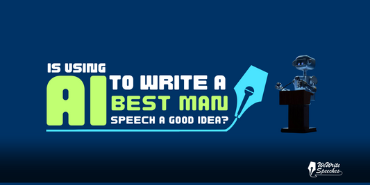 Is using AI to write a best man speech a good idea?
