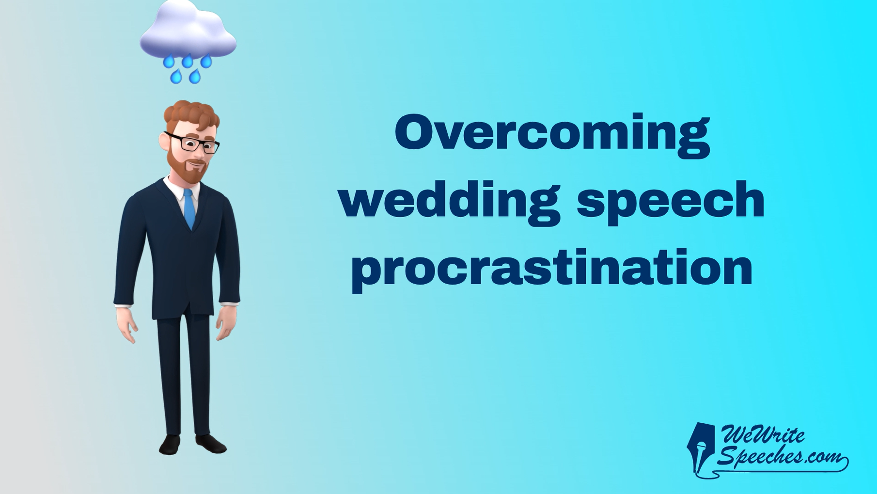 Load video: Overcoming wedding speech procrastination